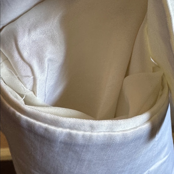 Banana Republic Classic White Suit Jacket Blazer Preppy Work Wear Boss Lady Top - Picture 5 of 8